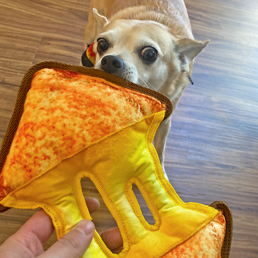 Tuffer Chewer Refillable Grilled Cheese Toy