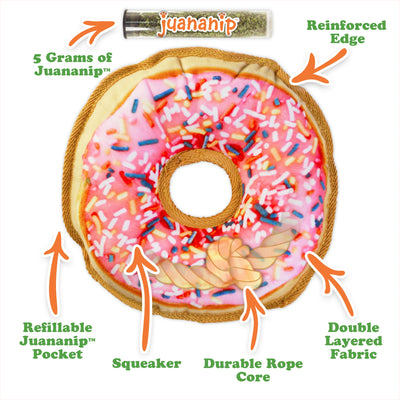 Tuffer Chewer Refillable Donut Toy