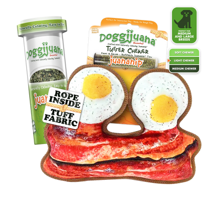 Tuffer Chewer Game Day Duo Bundle - Eggs and Bacon