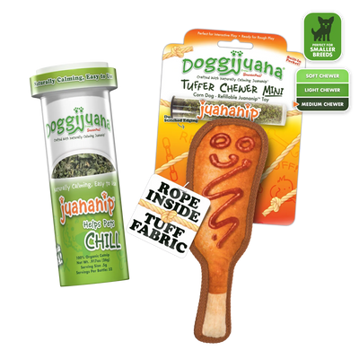 Tuffer Chewer Mini Game Day Duo Bundle - Corn Dog