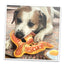 Dog chewing pretzel toy: durable and calming Juananip infused dog toy for extended chewing satisfaction.