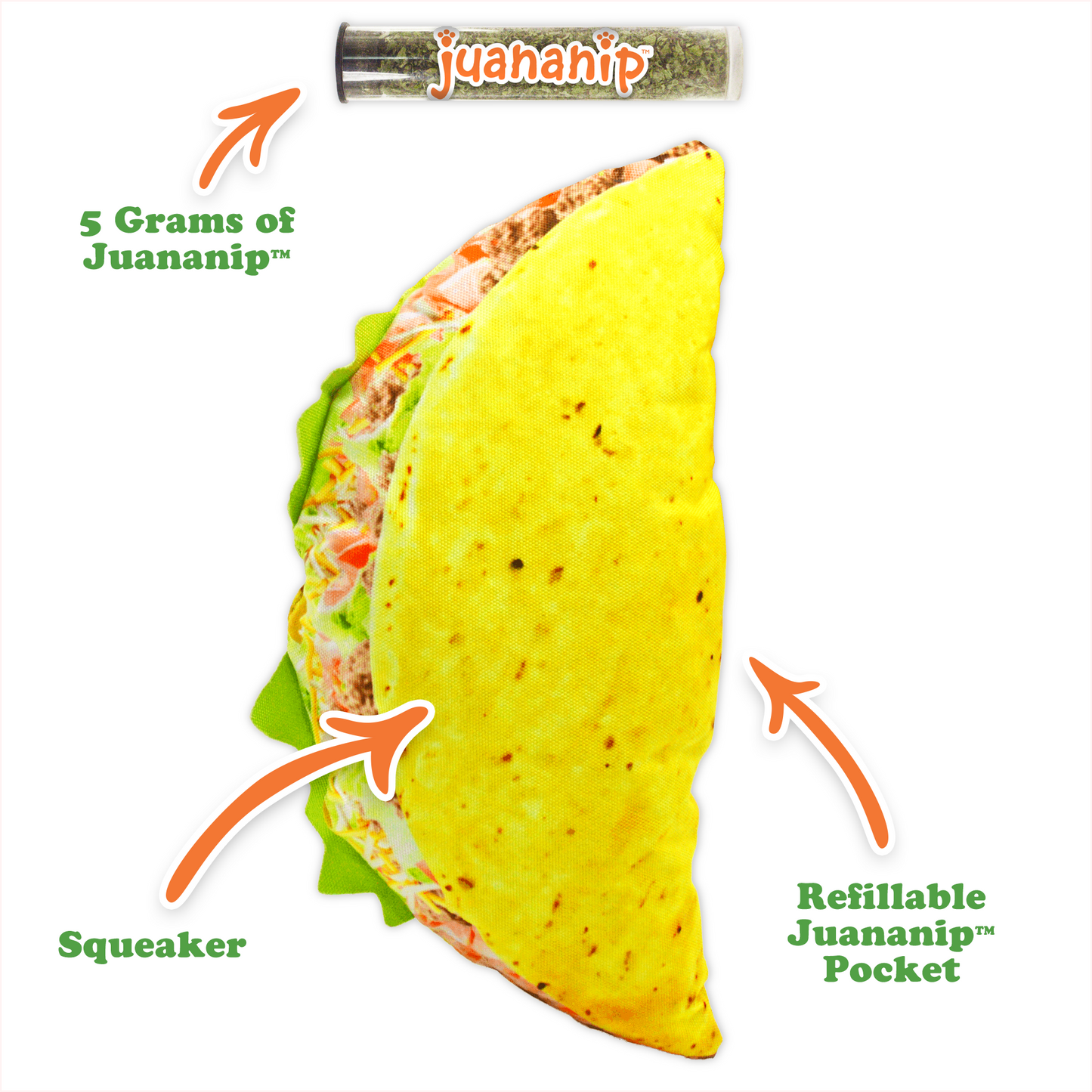 Get the Munchies Refillable Taco Toy