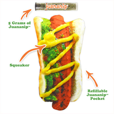 Get the Munchies Refillable Hot Dog Toy