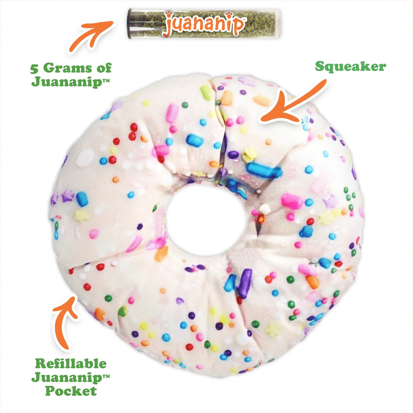 Get the Munchies Refillable Donut Toy