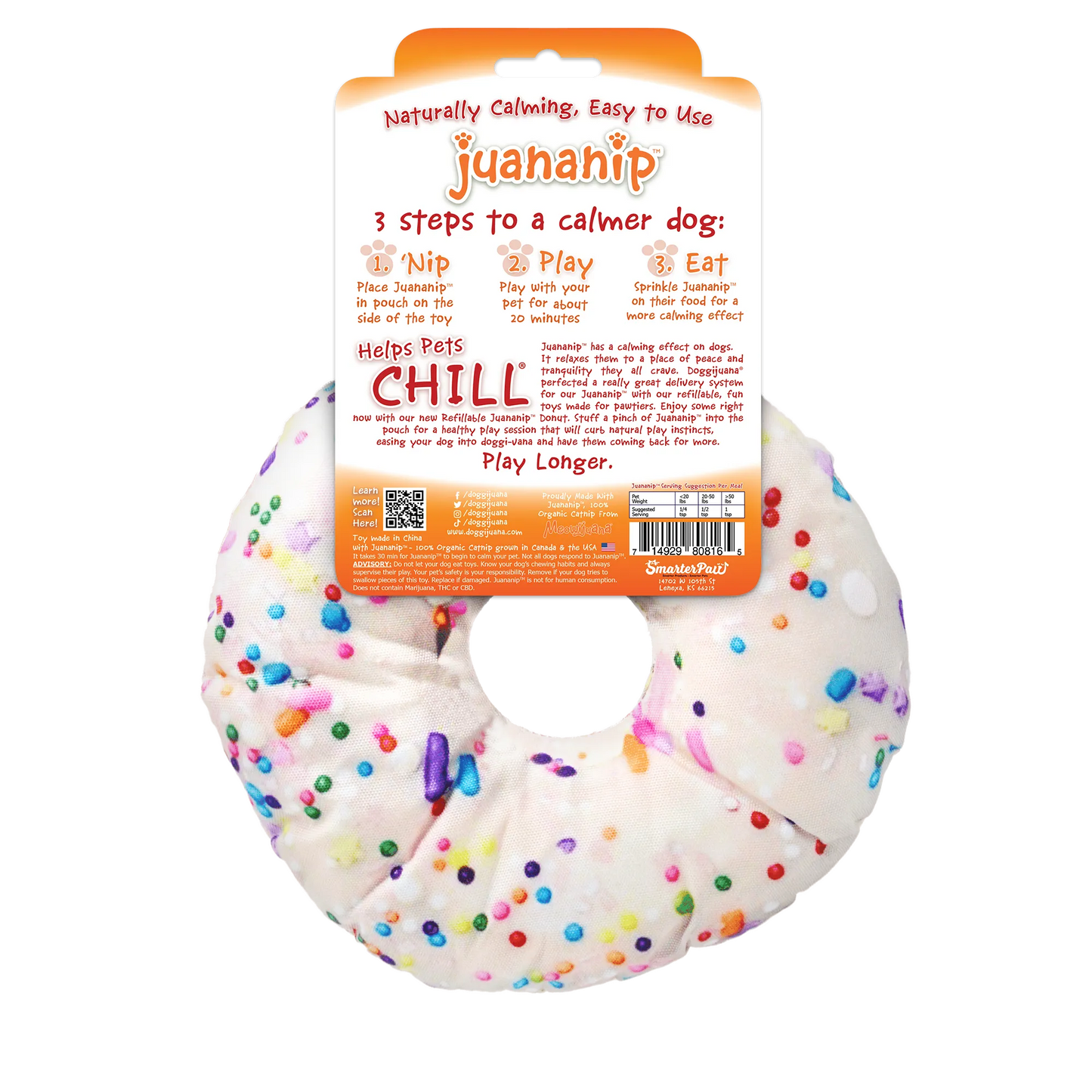 Get the Munchies Refillable Donut Toy