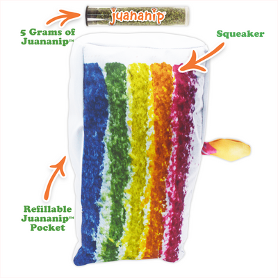 Get the Pawty Started Refillable Cake Slice Toy