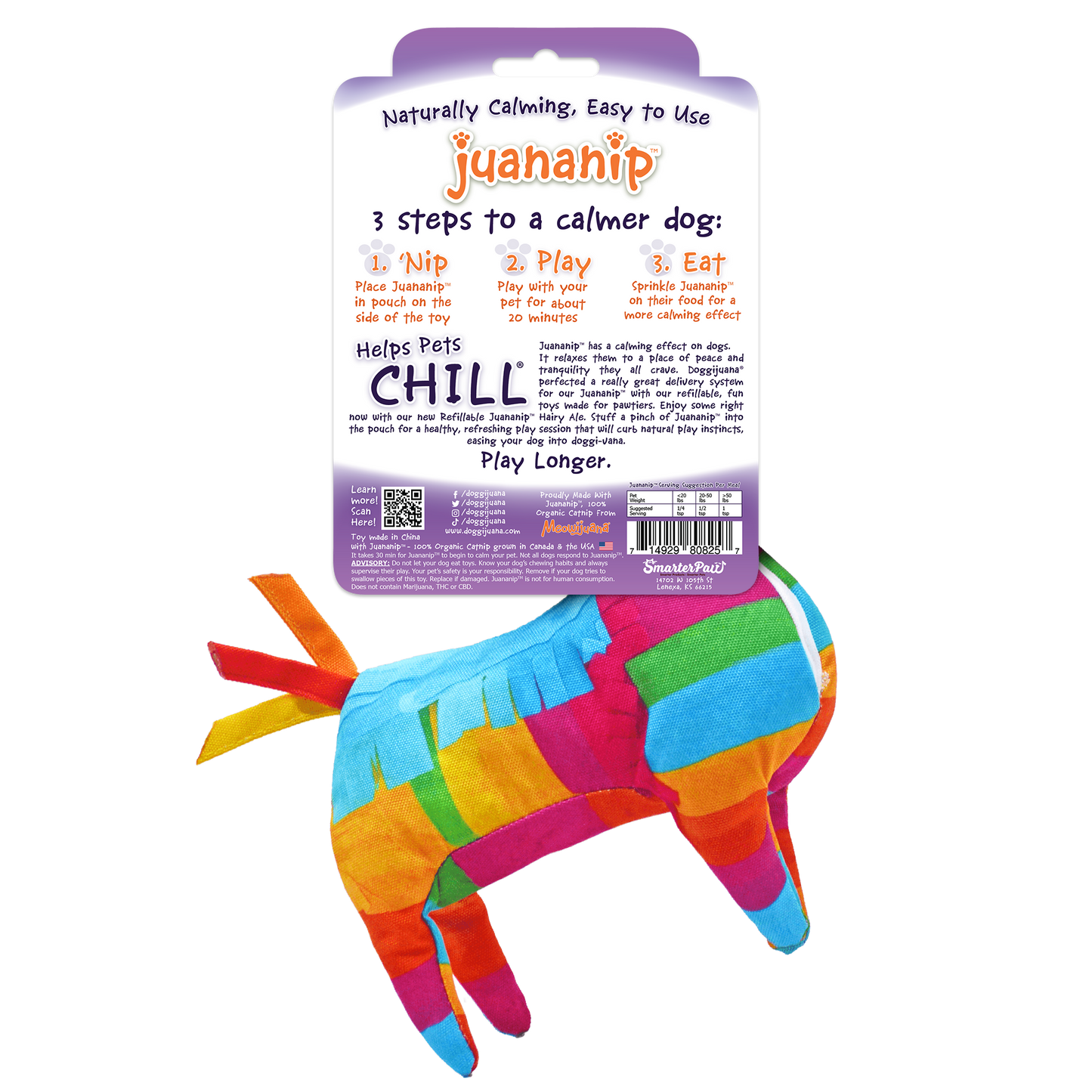 Get the Pawty Started Refillable Llama Piñata Toy