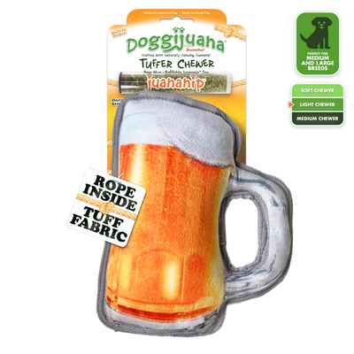 Tuffer Chewer Refillable Beer Mug Toy